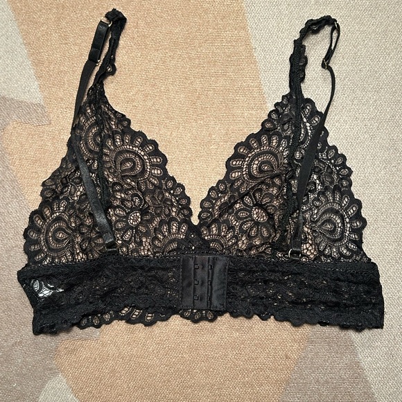 Black lace lingerie set, S - Picture 3 of 11